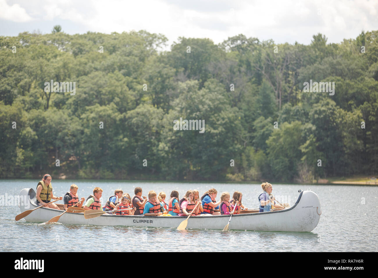 Wearing life preserver hi-res stock photography and images - Alamy