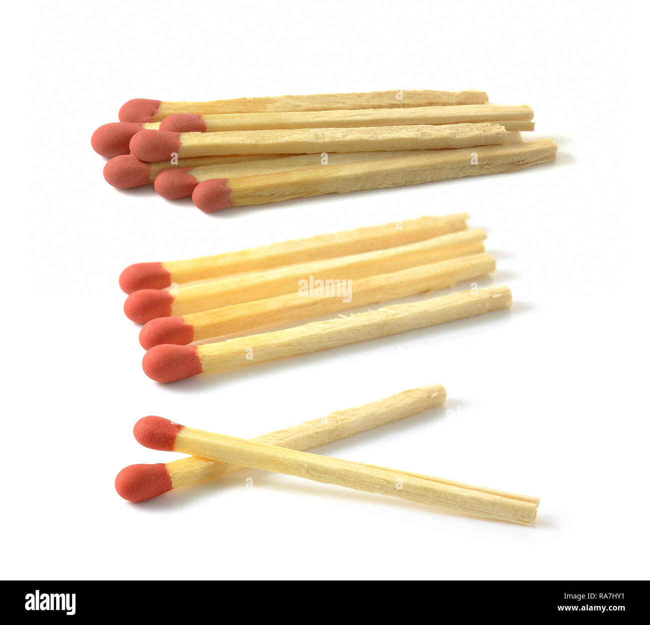 match on white background Stock Photo