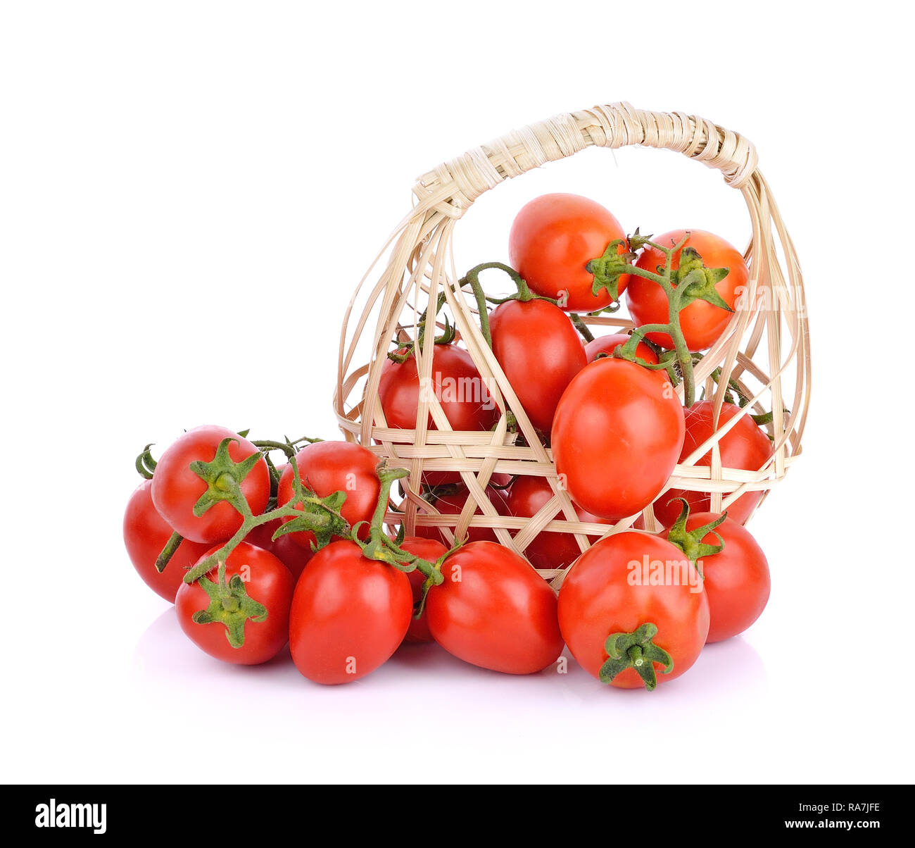 tomatoes isolated on white background Stock Photo - Alamy