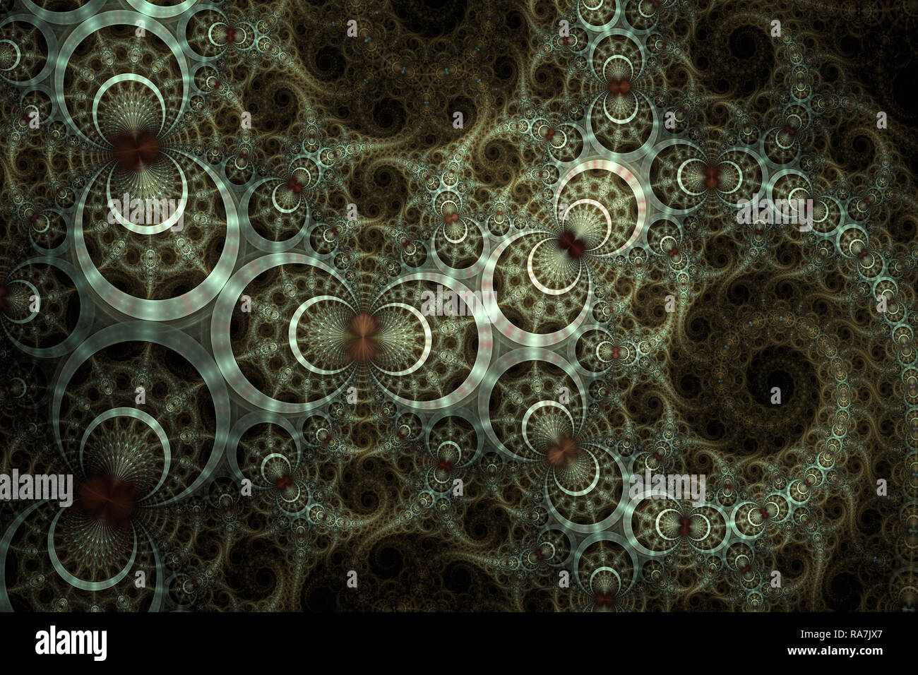 Dark abstraction of clockwork, steampunk design pattern for creative ...