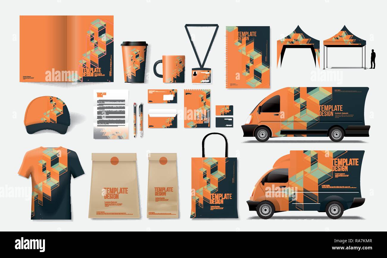 Complete Corporate Identity Package Stock Vector Image & Art Alamy
