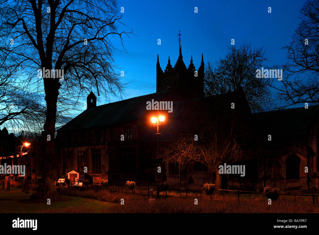 St Peters church, Wisbech town, Fenland, Cambridgeshire, England; UK Stock Photo