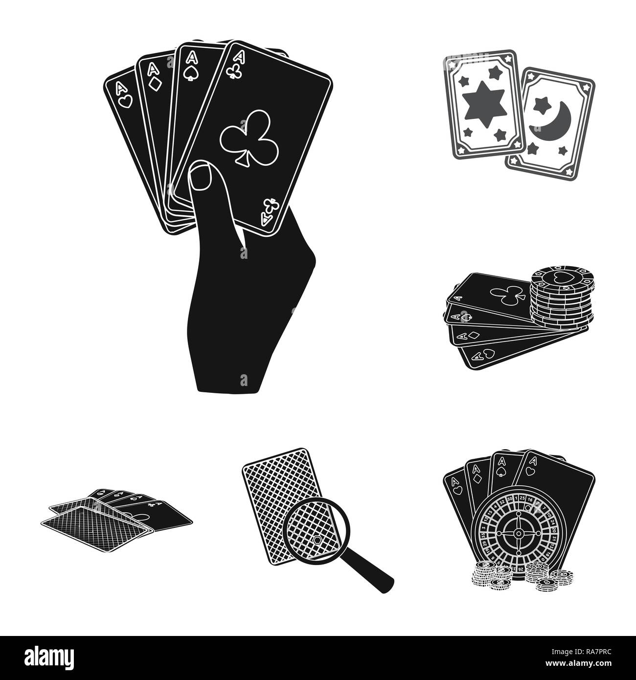 card ,full,king,queen,ace,blackjack,game,magic,play,poker,casino,straight,bet, vegas,set,vector,icon,illustration,isolated,collection,design,element,graphic,sign,black,simple,  Vector Vectors Stock Vector Image & Art - Alamy