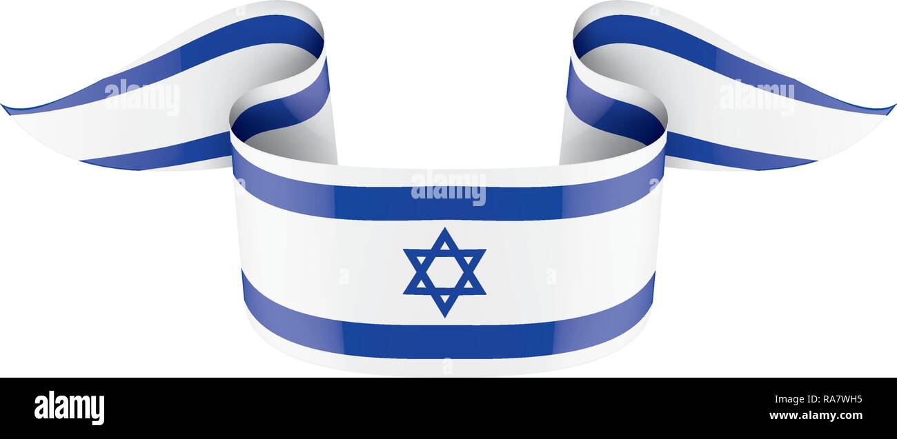 Israel flag waving wind background Stock Vector Images - Alamy