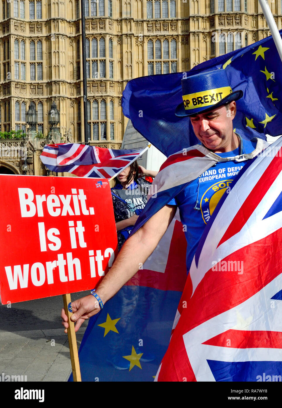 Steve Bray Anti Brexit Proteseter And Founder Of Sodem Stand Of