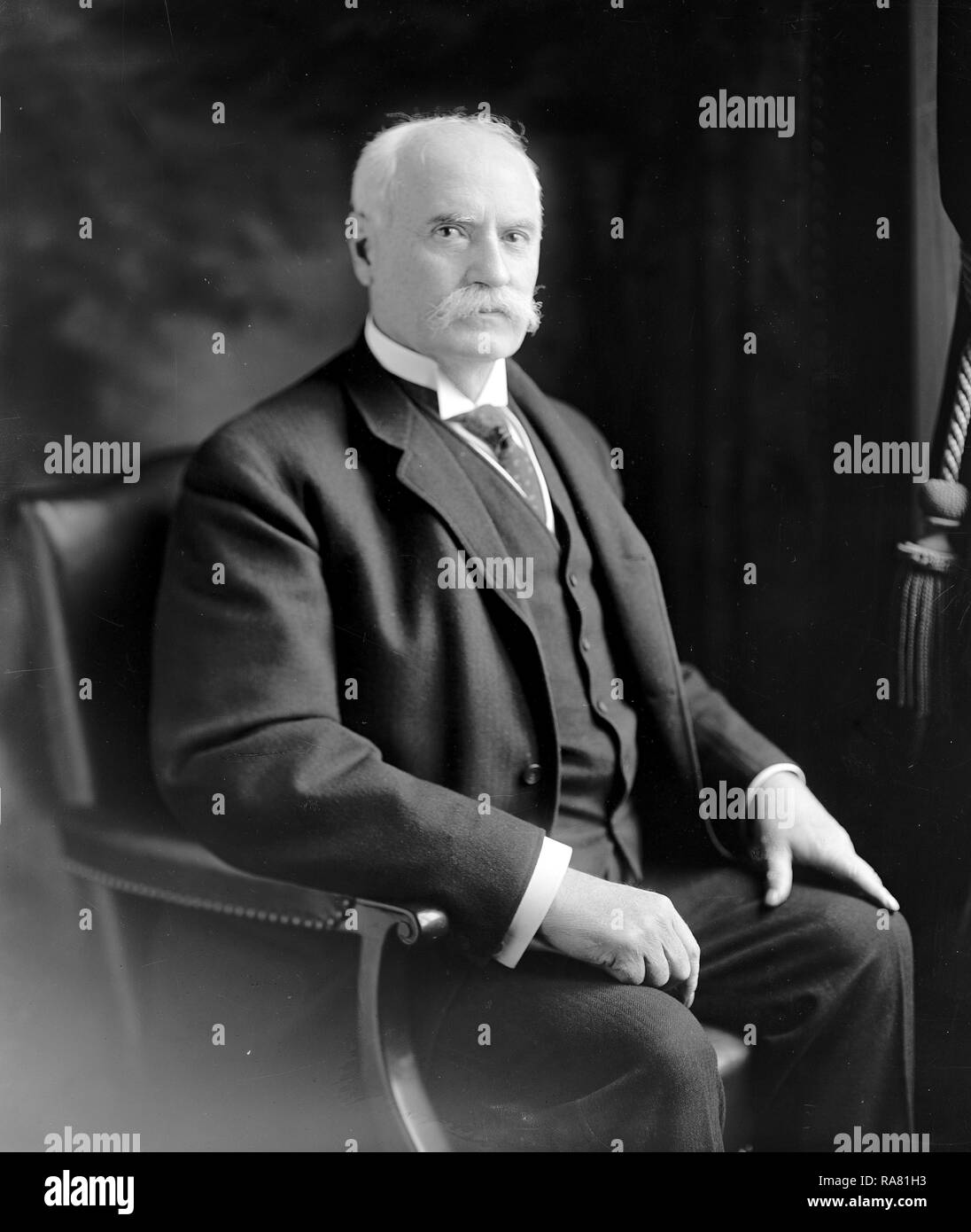 United States Senator Nelson W. Aldrich of Rhode Island ca. early 1900s Stock Photo