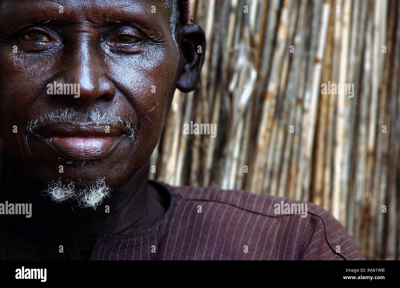2003 - A local man from a small village located on the outskirts of Dakar, Senegal. Photograph taken in support of Joint Task Force Liberia Stock Photo