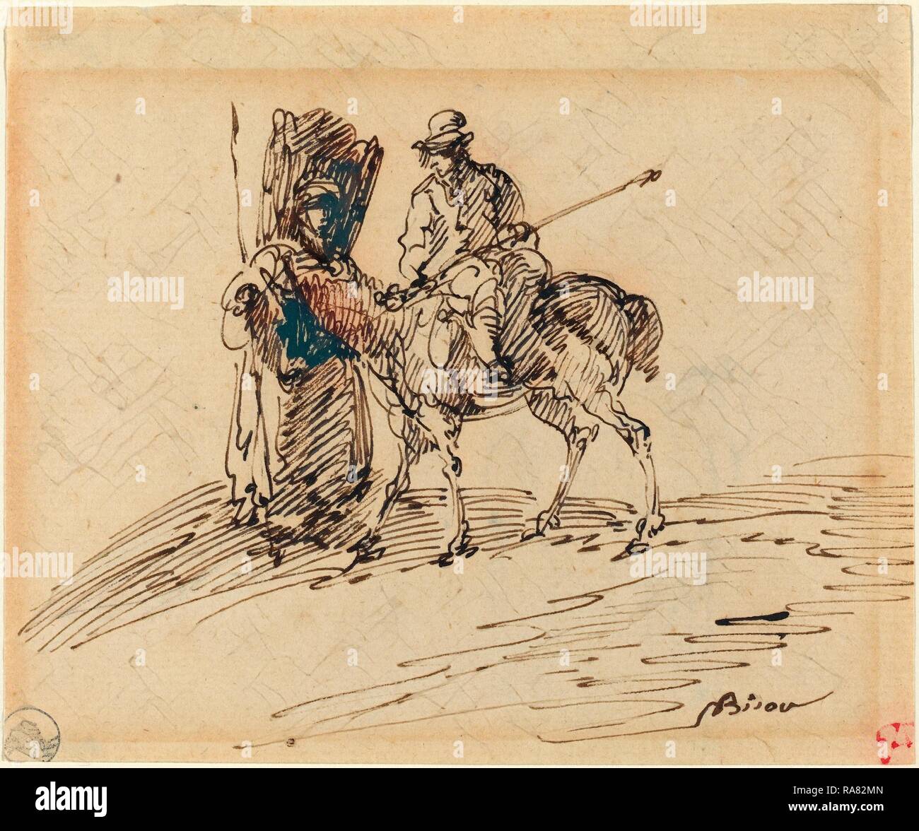 Giuseppe Bernardino Bison (Italian, 1762 - 1844), Horseman with 