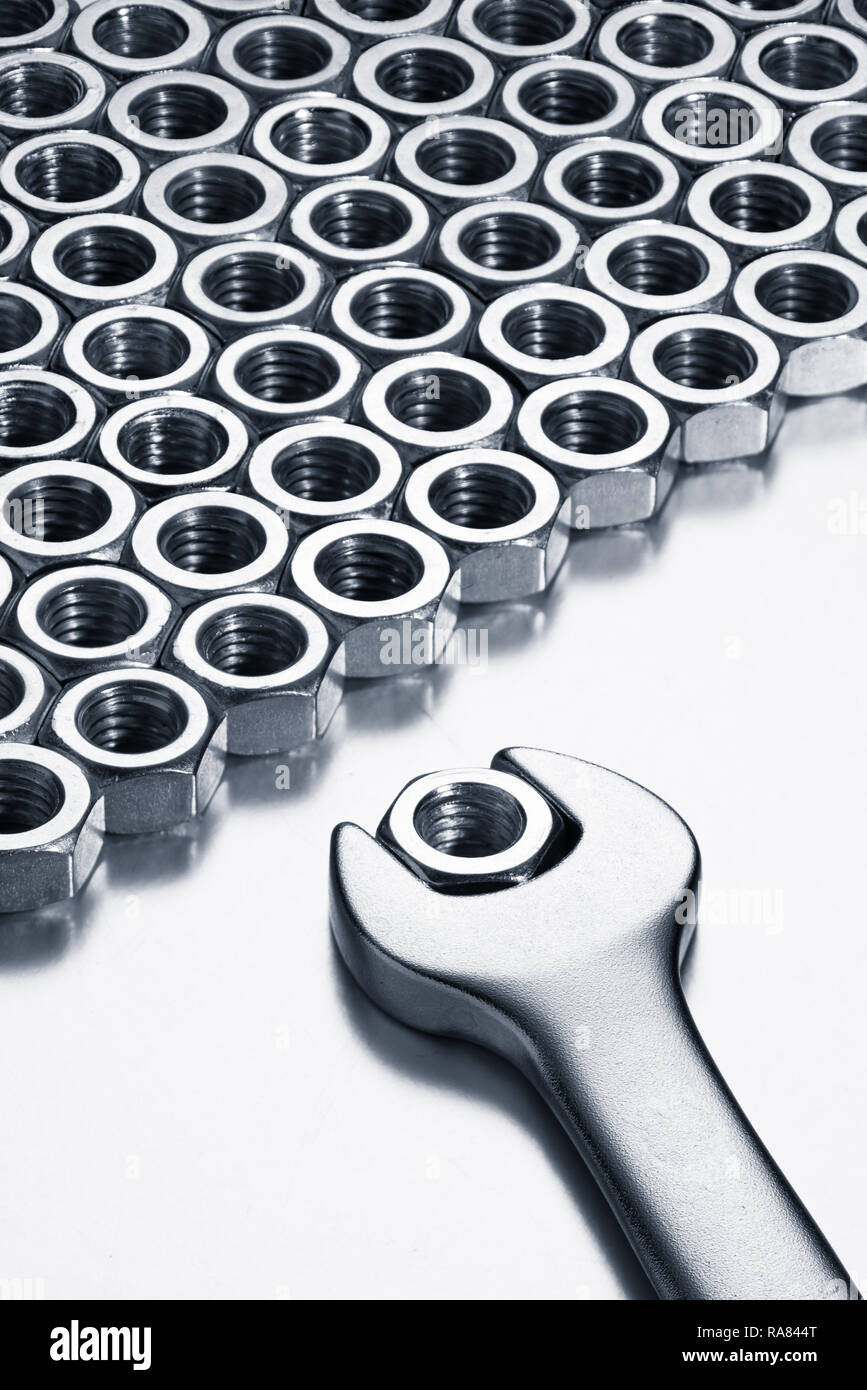 Wrench with female screw. Tool Stock Photo Alamy