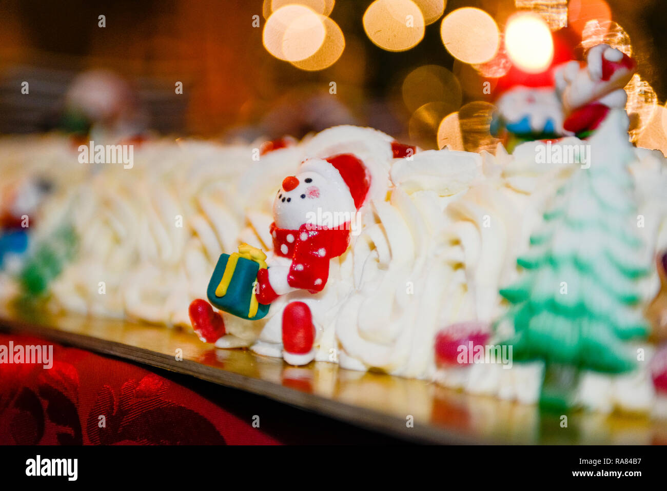 Cake for corporate company christmas party Stock Photo Alamy