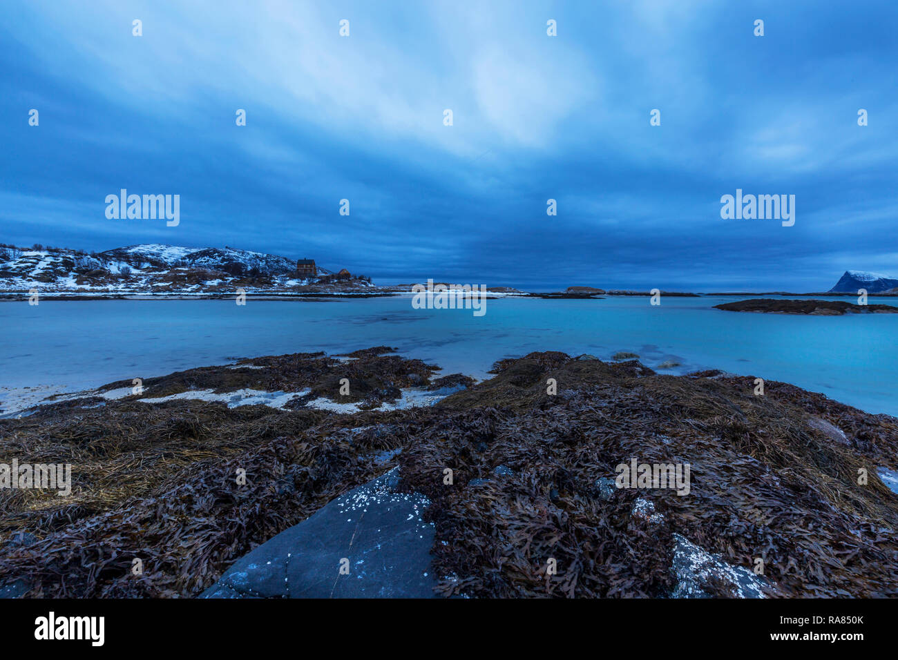 trip in tromso, norway Stock Photo