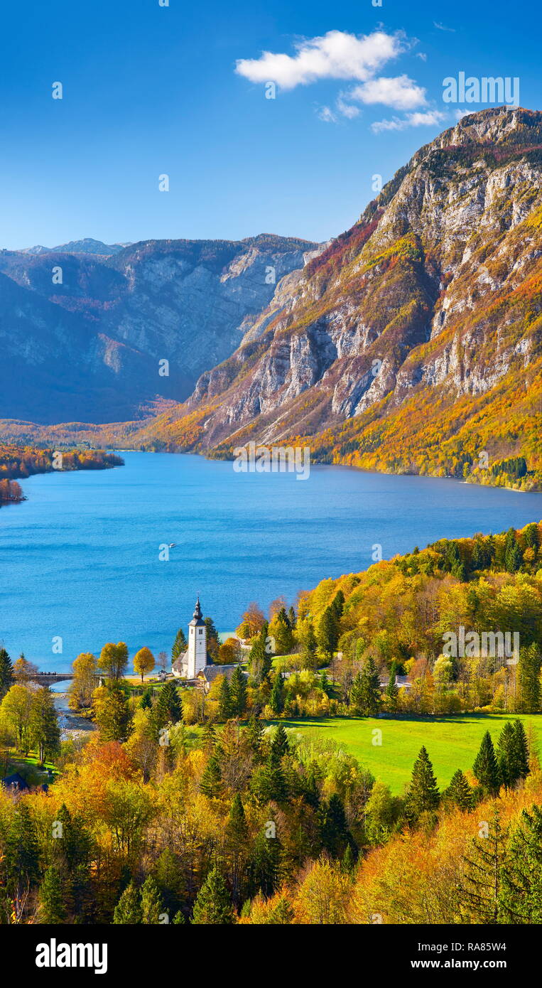 Bohinj Lake, Triglav National Park, Julian Alps, Slovenia Stock Photo