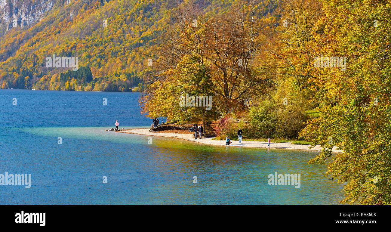 Bohinj Lake, Triglav National Park, Slovenia Stock Photo