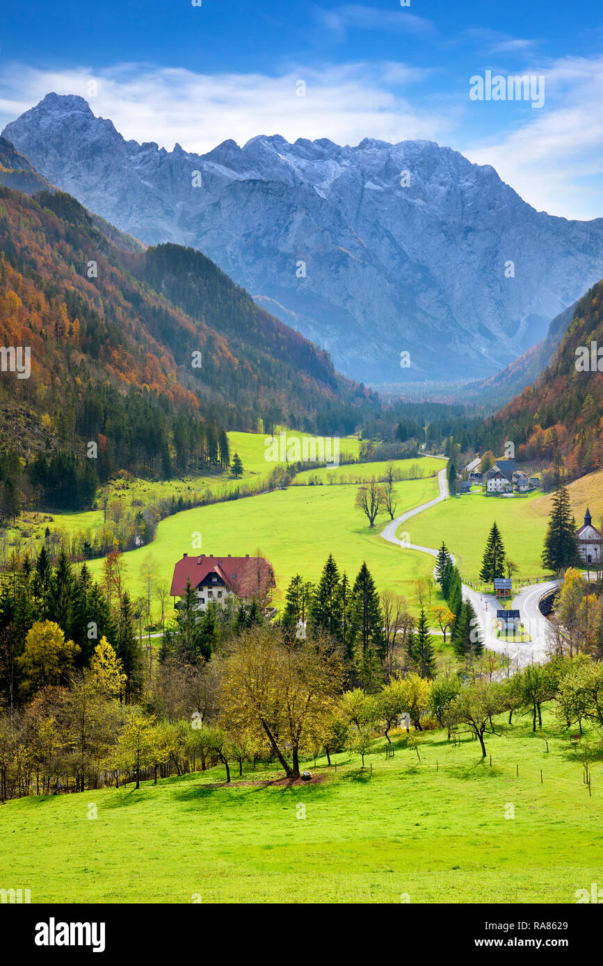 Logar Valley, Slovenian Alps, Slovenia Stock Photo - Alamy