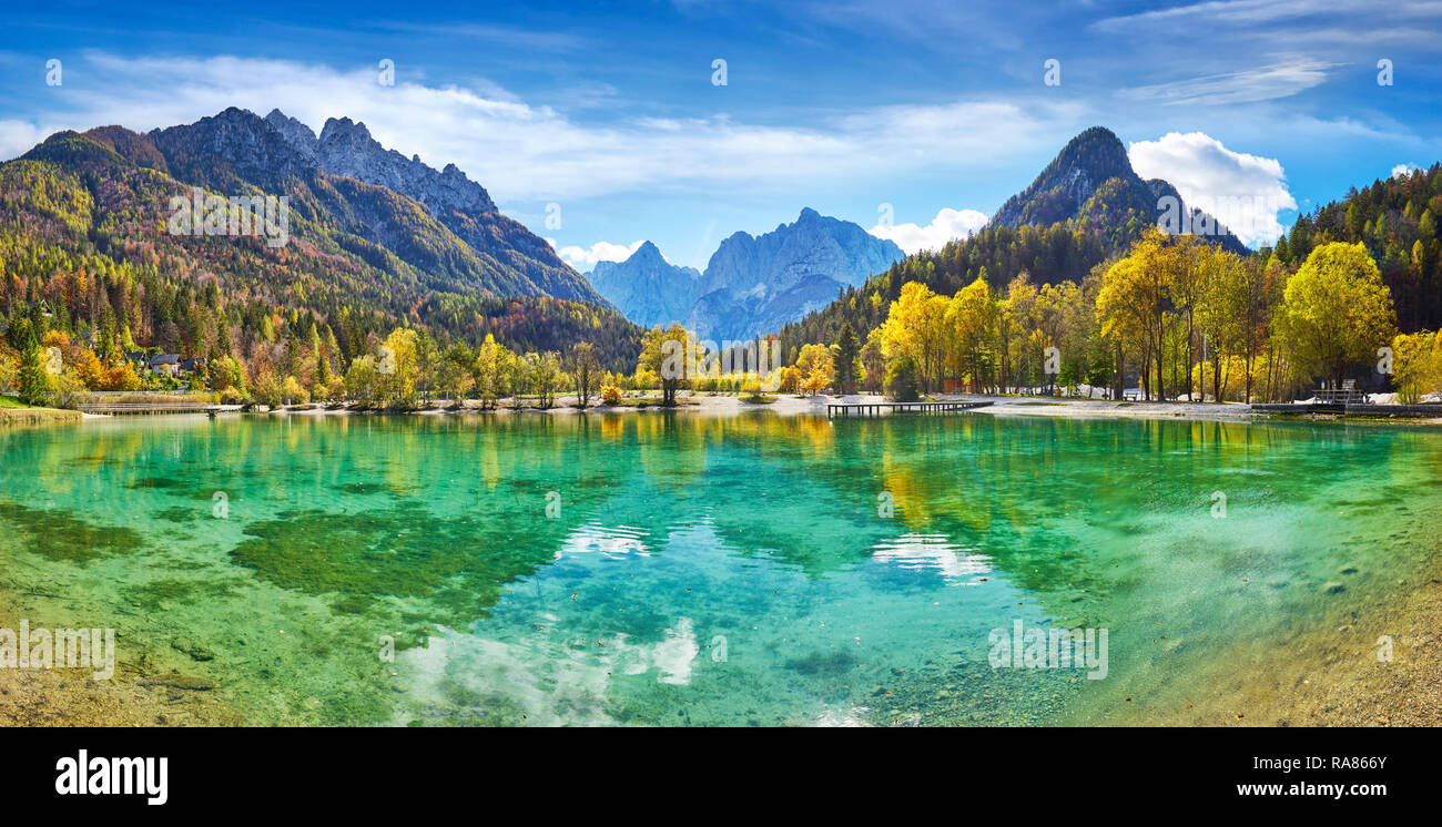 Jasna Lake, Triglav National Park, Slovenia Stock Photo