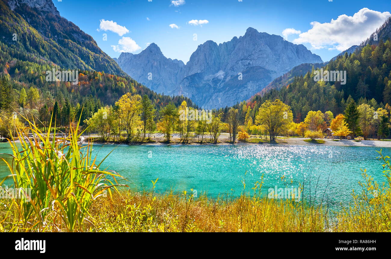 Jasna Lake, Triglav National Park, Julian Alps, Slovenia Stock Photo
