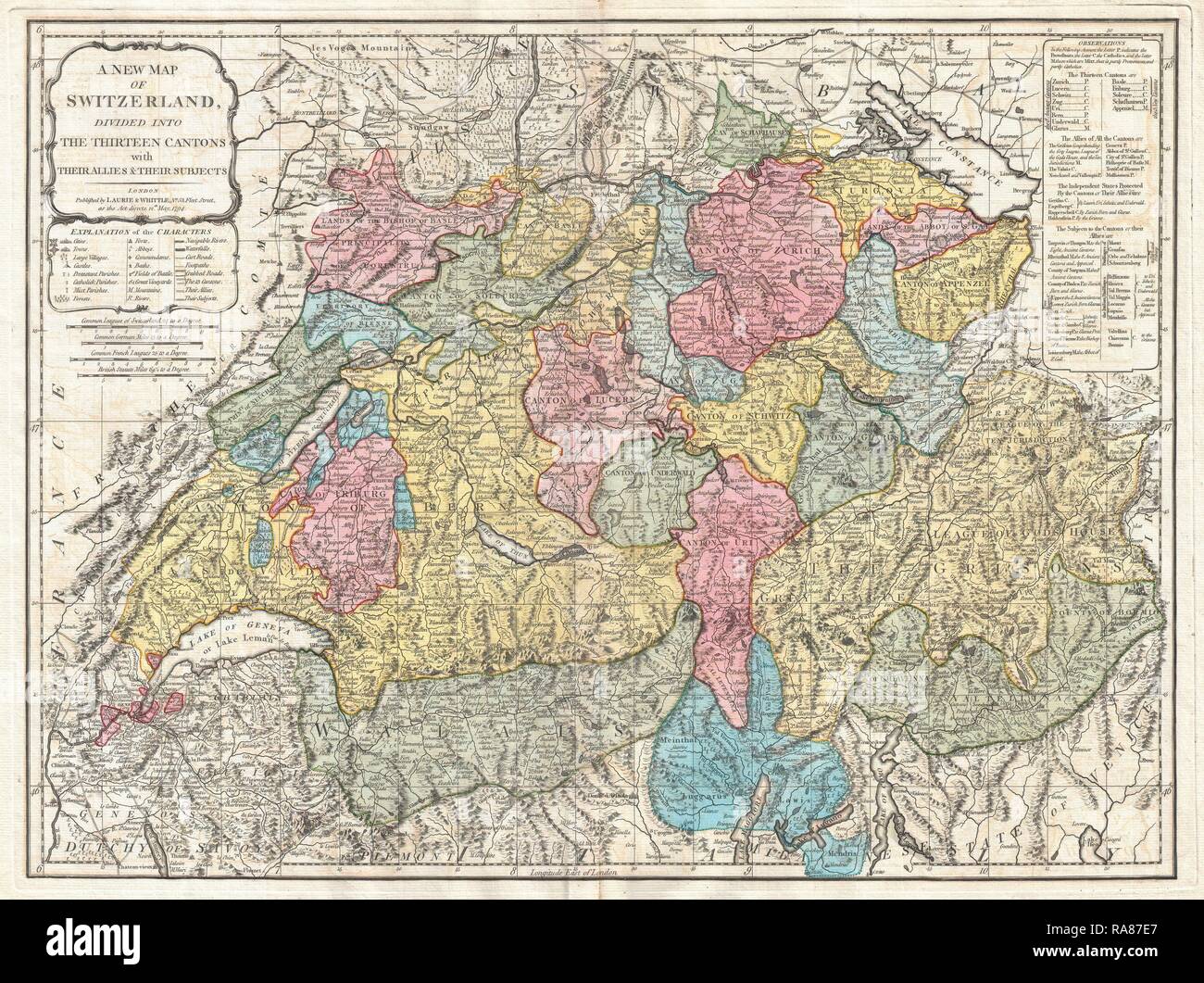 Page 3 - Map Switzerland Not Italy Not France High Resolution Stock  Photography and Images - Alamy