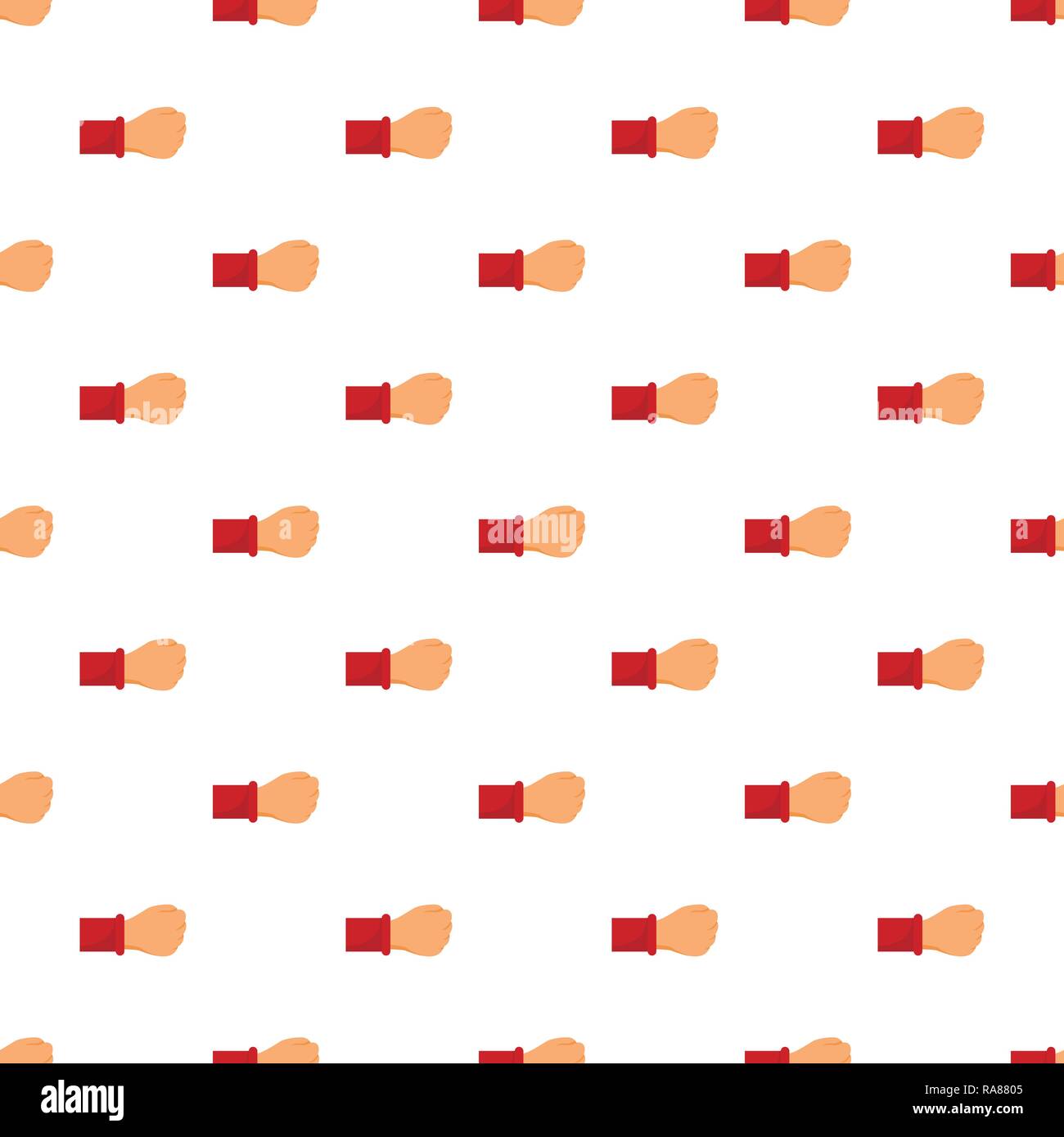 Team fist pattern seamless vector repeat for any web design Stock Vector