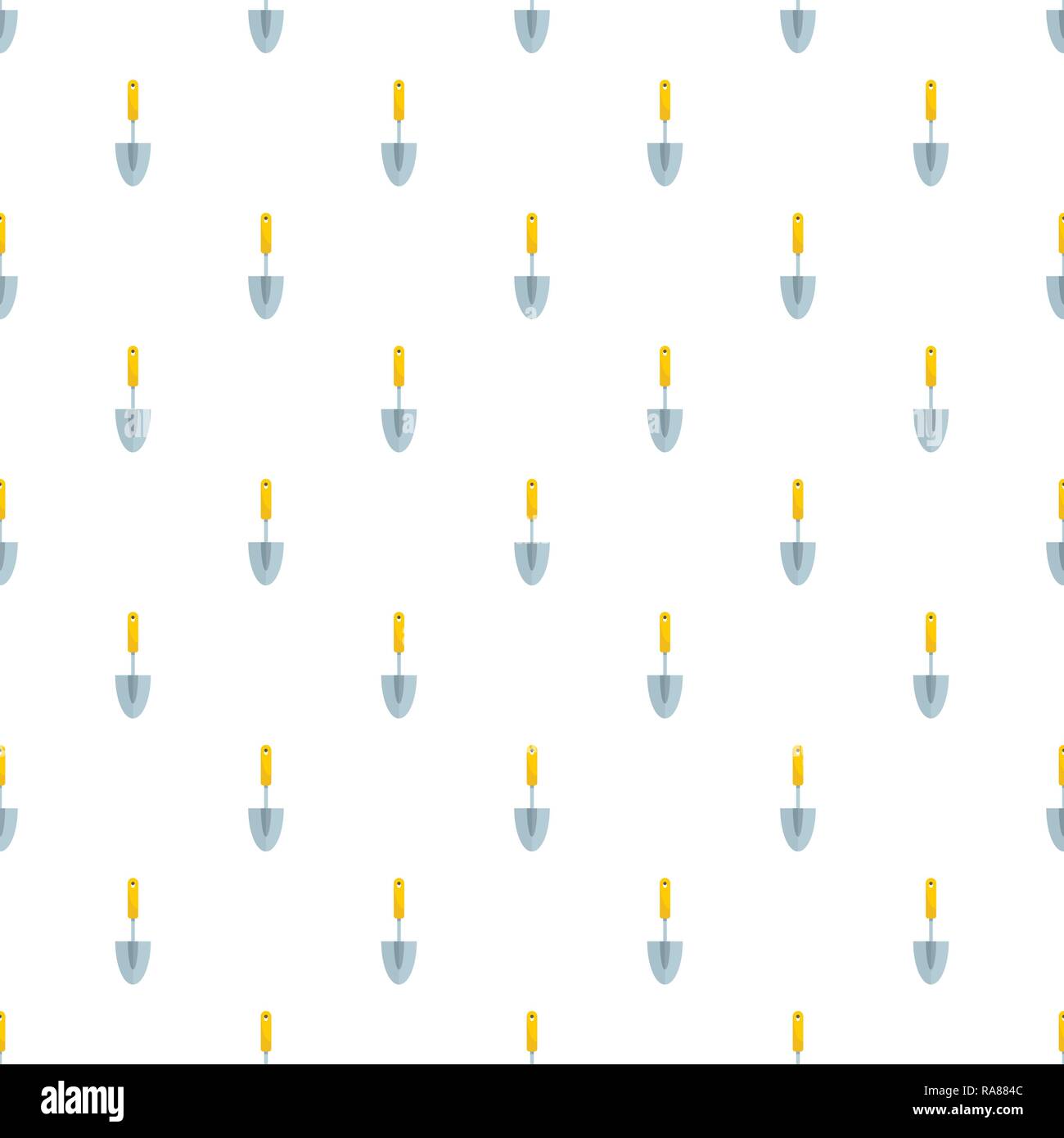 Hand spade pattern seamless vector repeat for any web design Stock Vector