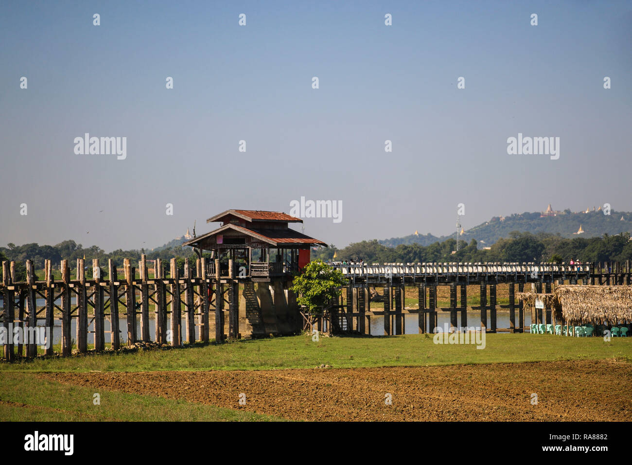 U bein bridge Amarapura ,Myanmar (Burma Stock Photo - Alamy