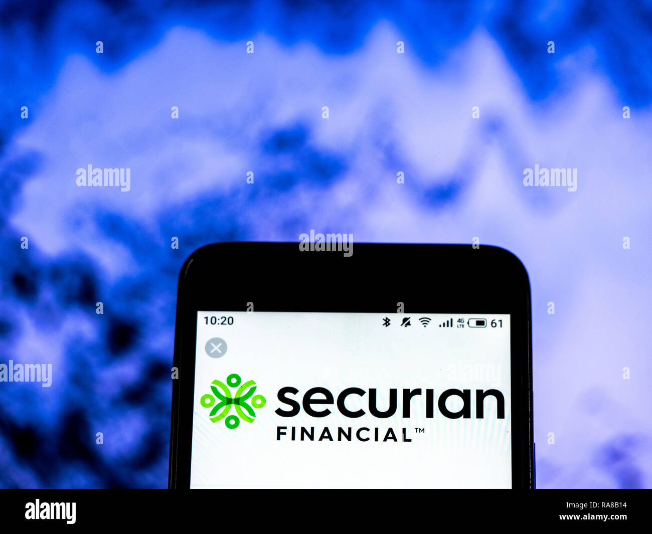 KIEV, UKRAINE Jan 2, 2019 Securian Financial, Financial services