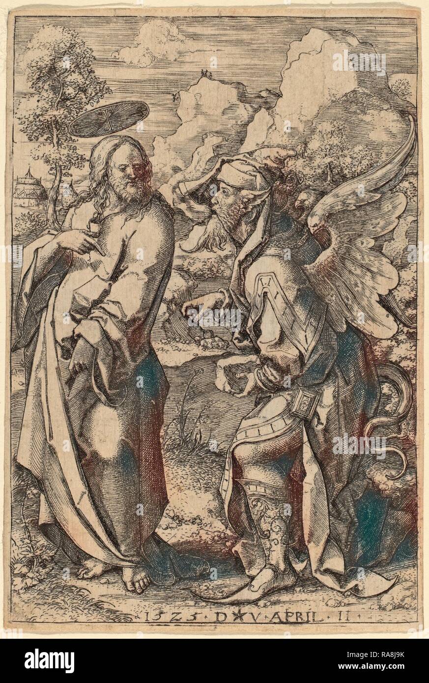 Dirk Jacobsz Vellert (Flemish, active 1511-1544), The Temptation of ...