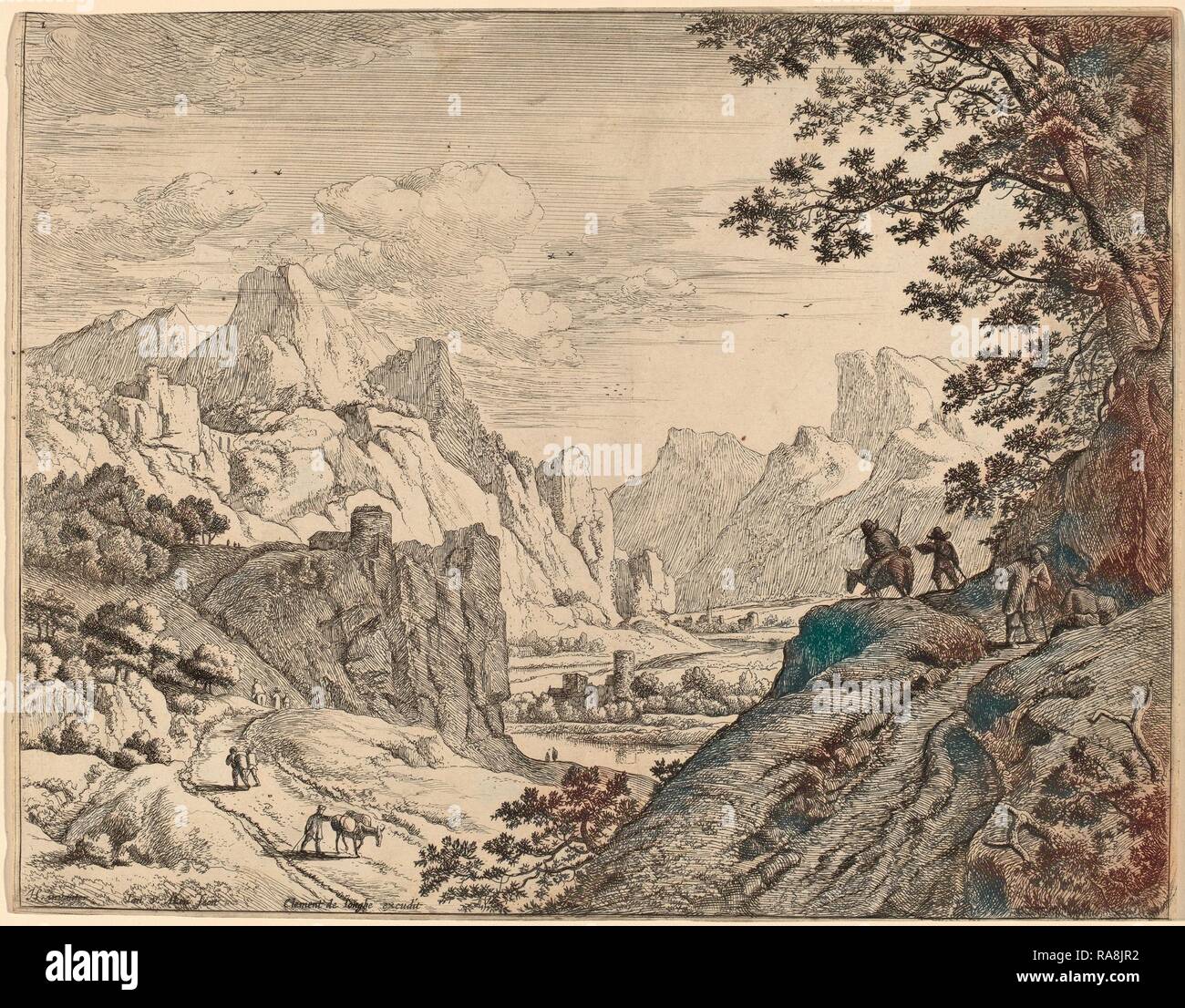 Jan van Aken after Herman Saftleven (Dutch, 1614 1661), View of the