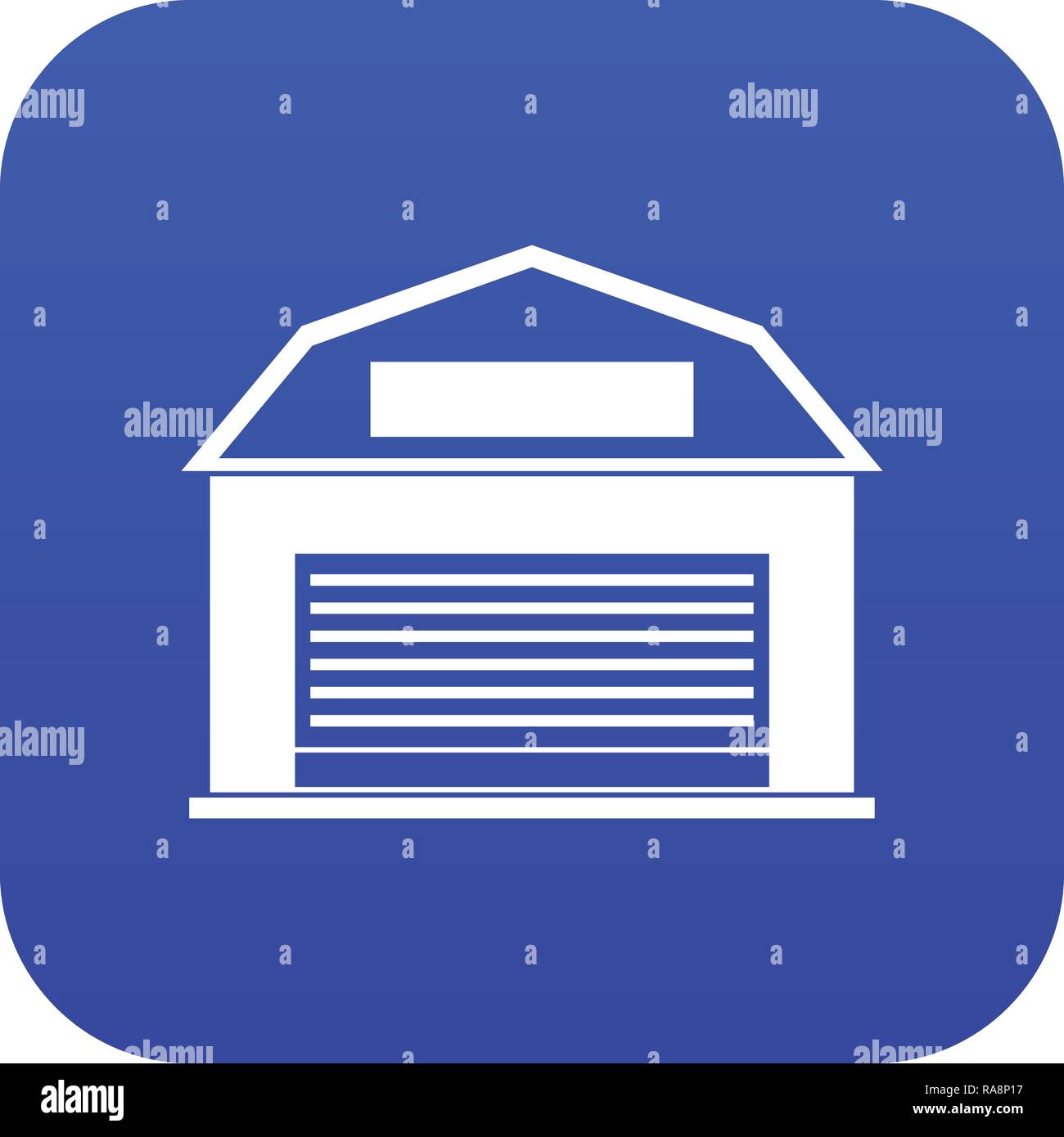 Industrial building icon digital blue Stock Vector Image & Art - Alamy