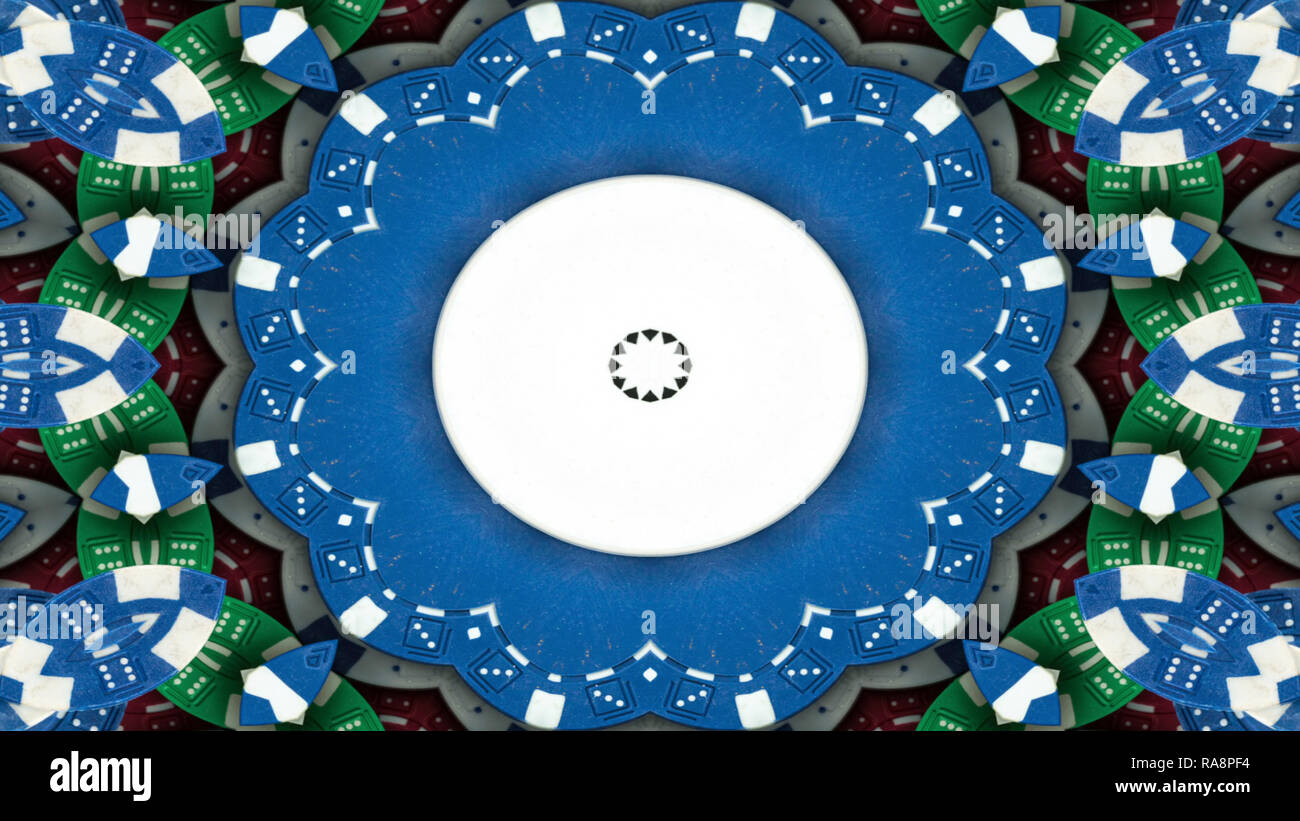 Abstract Gambling Concept Symmetric Pattern Ornamental Decorative ...