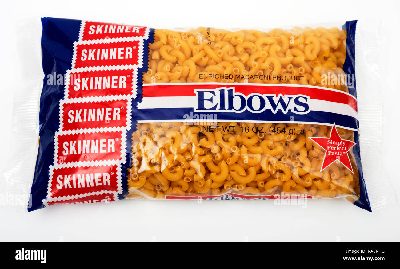 Skinner Elbows enriched Macaroni product Stock Photo