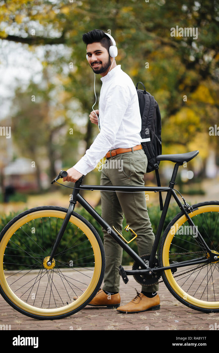 cycling to office
