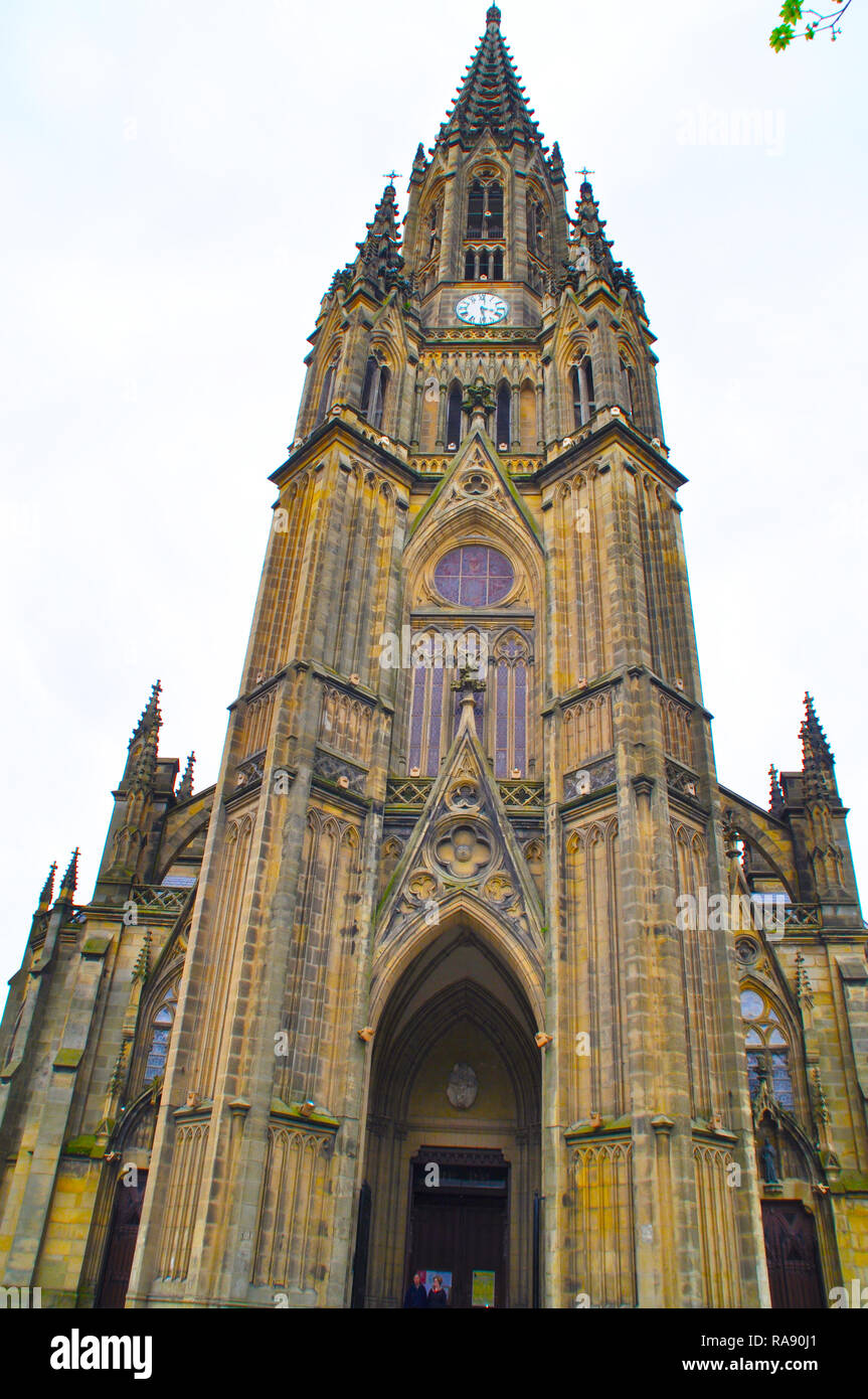 Cathedral of San Sebastian city. Good Shepherd Cathedral Stock Photo ...