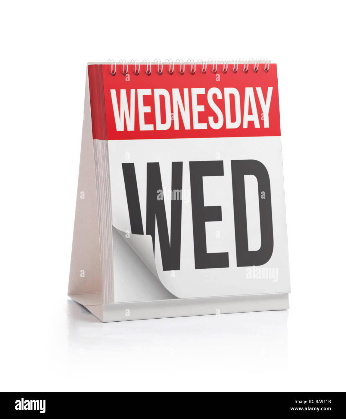 premium-photo-red-desktop-calendar-icon-showing-a-wednesday-page-on-a