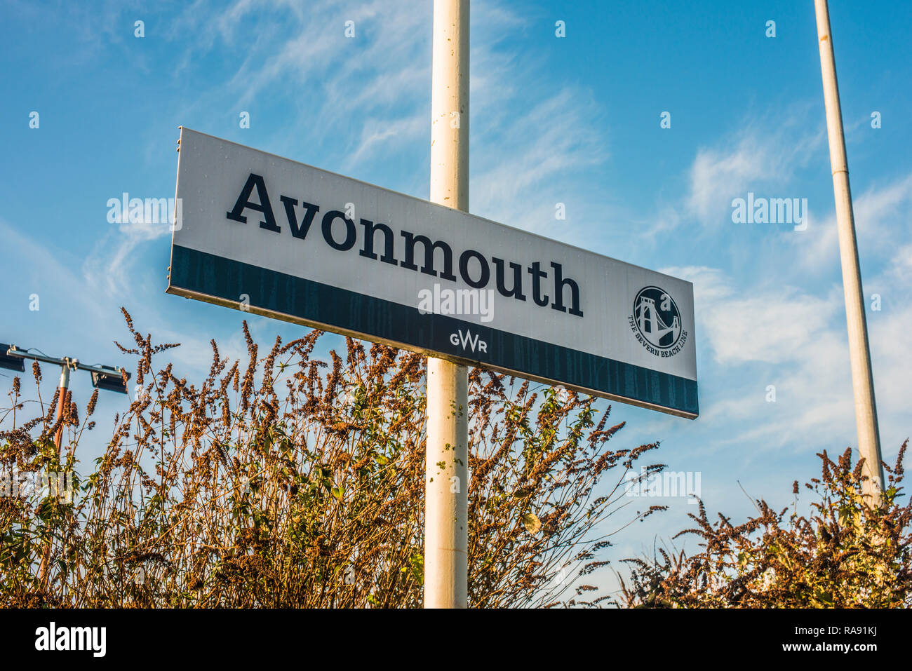 Avonmouth Railway Station, Great western Railway, near Bristol, 2nd Jan 2018 Stock Photo