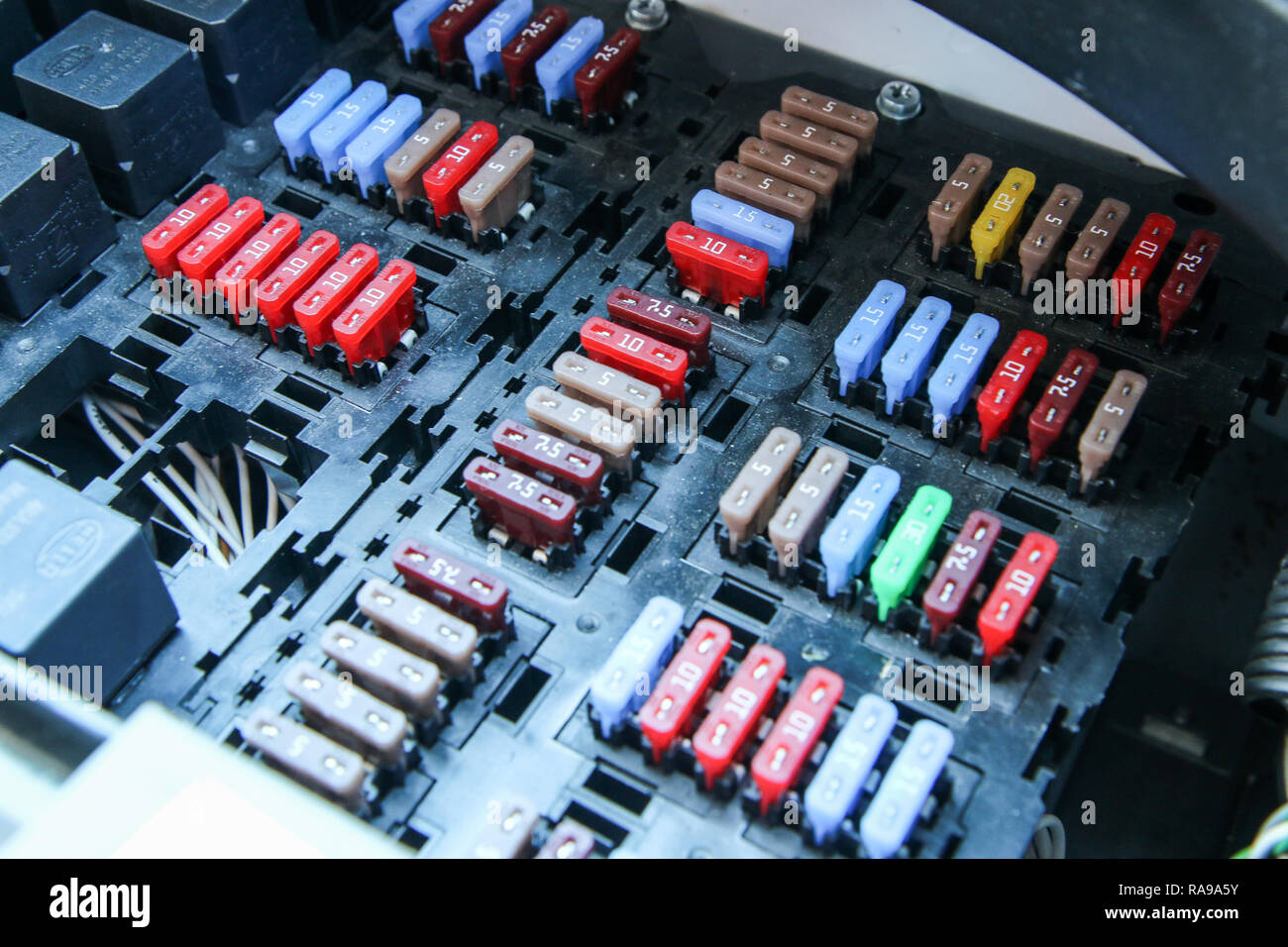 Electrics Fuse Box Stock Photos & Electrics Fuse Box Stock Images Alamy
