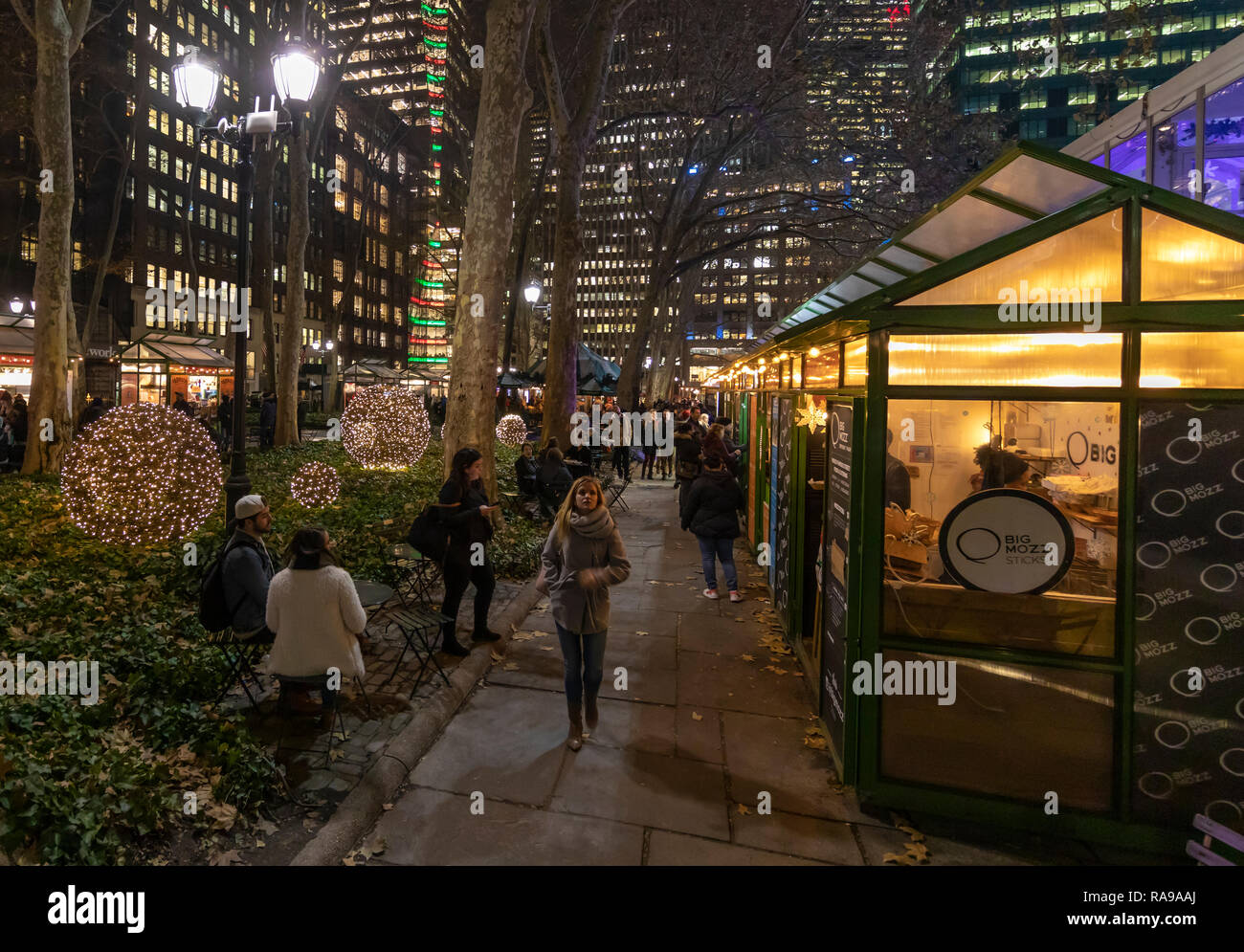 Bryant park christmas market hires stock photography and images Alamy