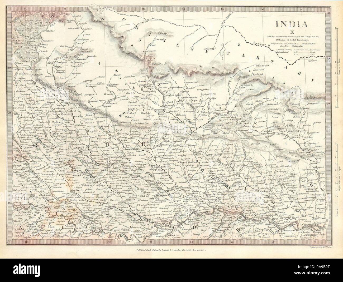 Nepal Map High Resolution Stock Photography and Images Alamy