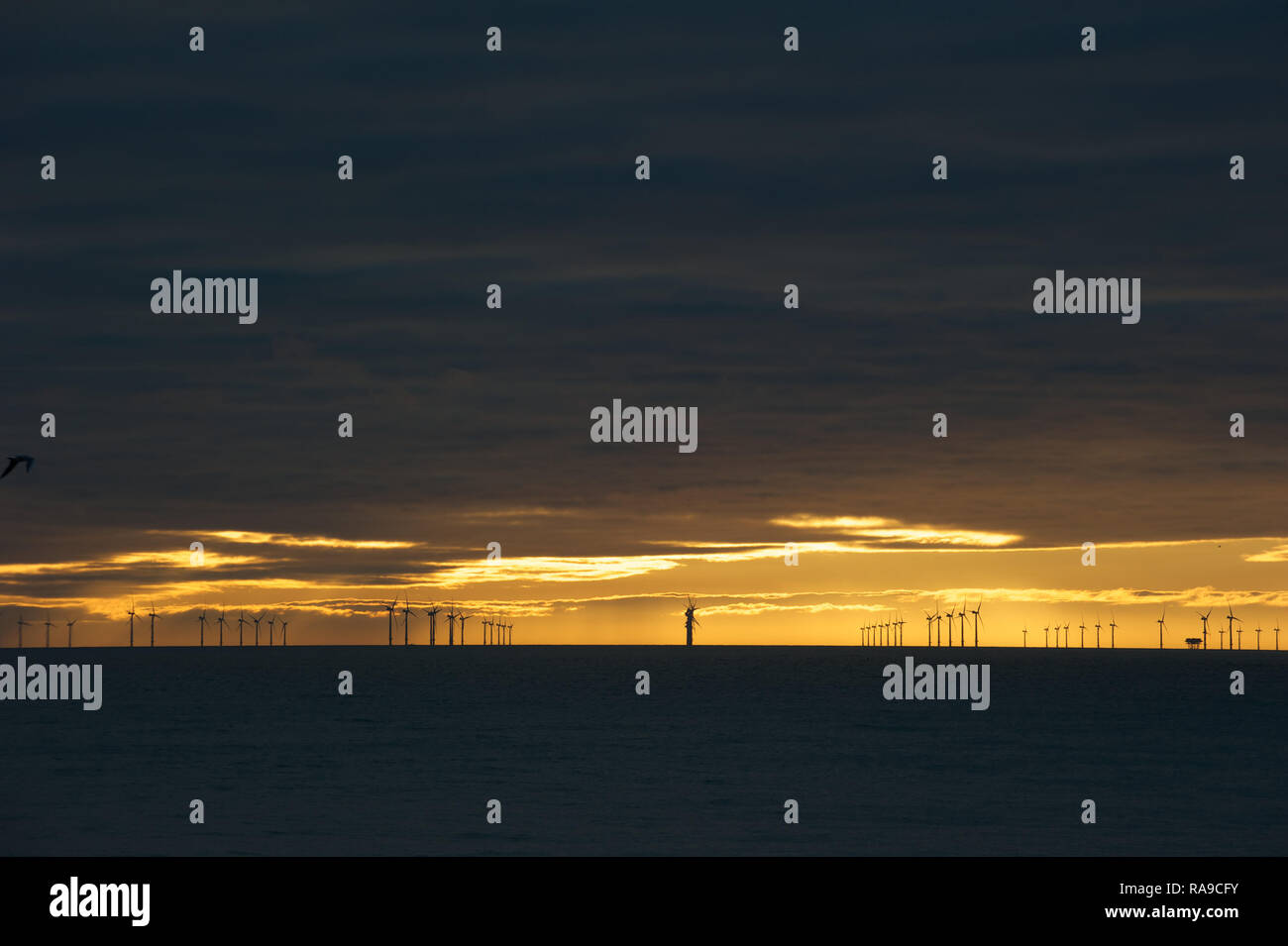 Rampion offshore wind farm turbines hi-res stock photography and images ...