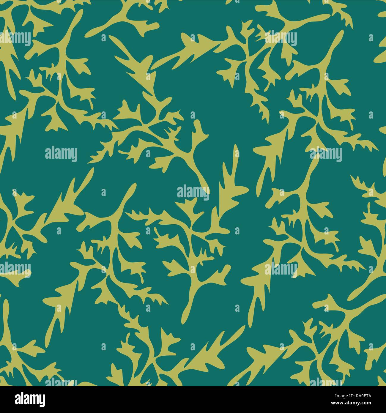 Green leaves seamless background. vector design illustration Stock ...