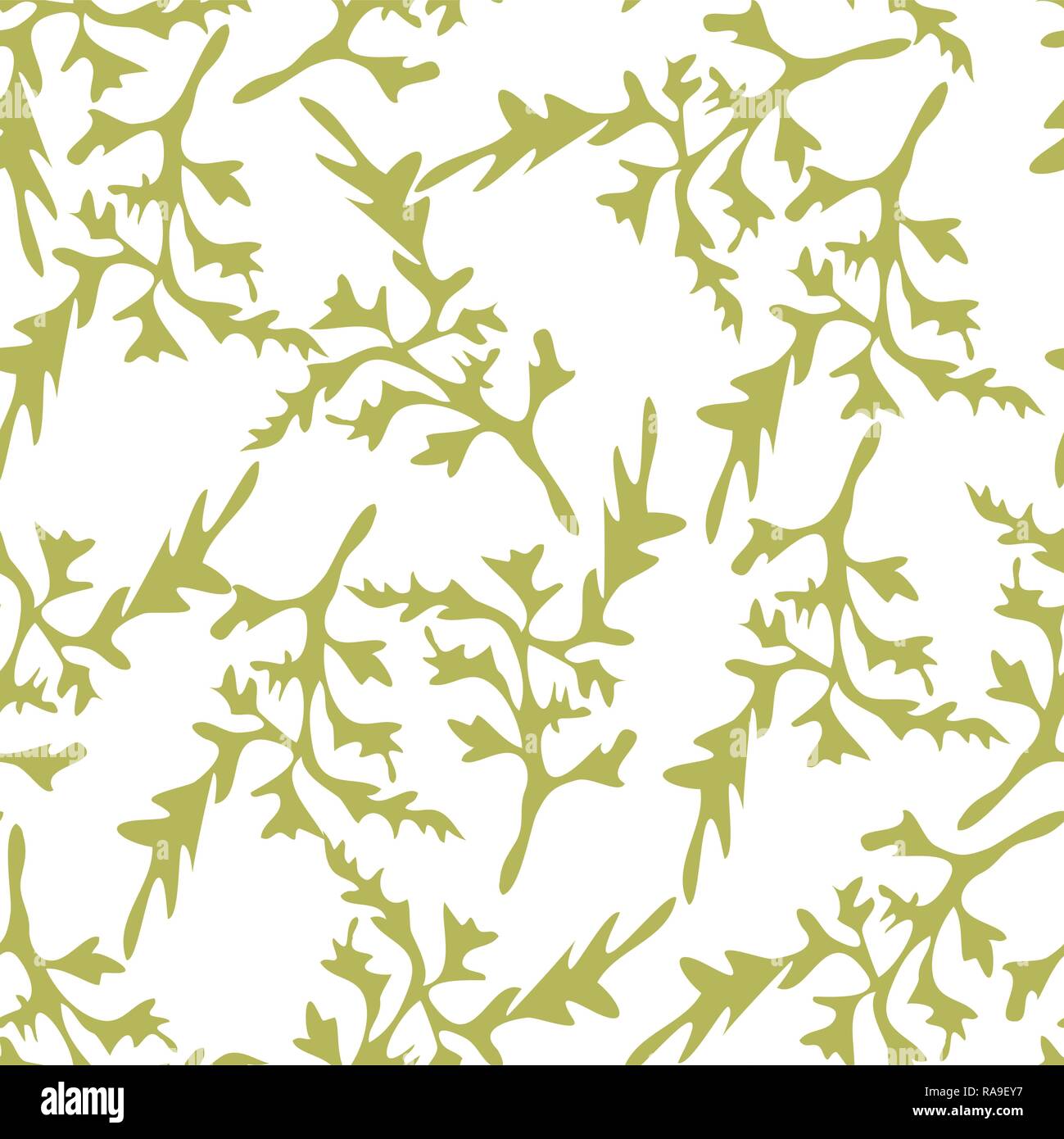 Green leaves seamless background. vector design illustration Stock ...