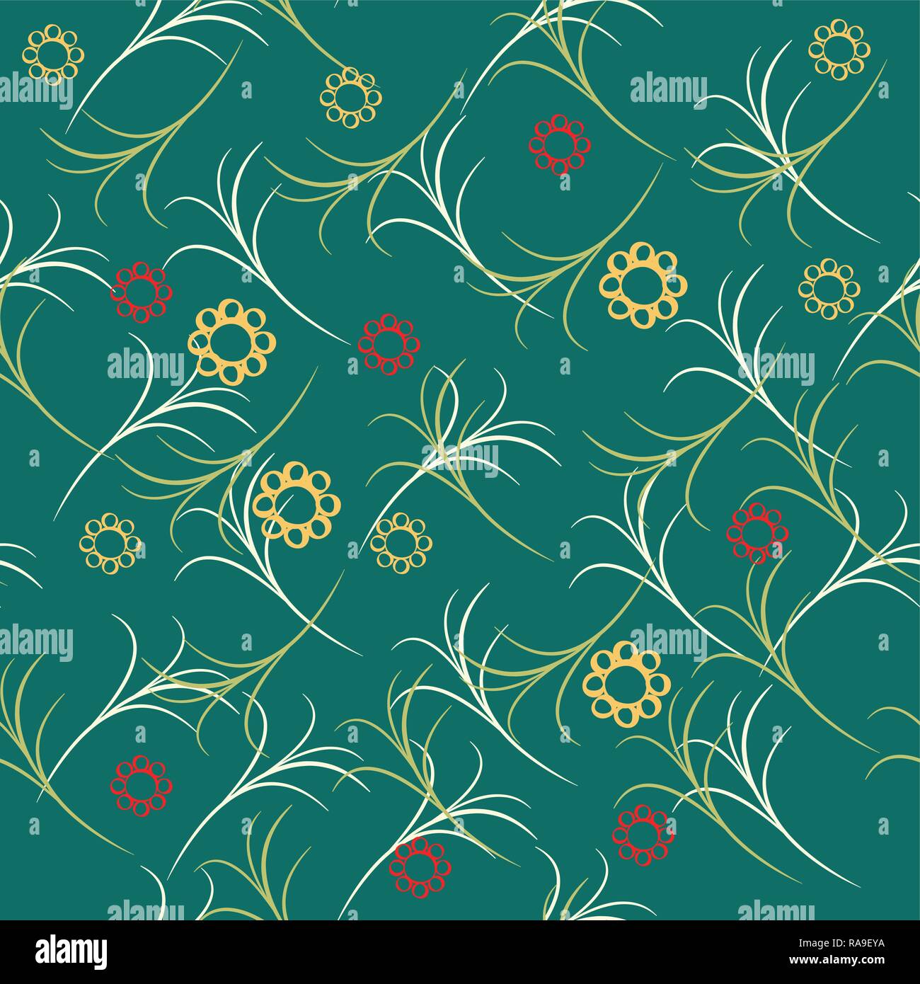 Green leaves seamless background. vector design illustration Stock ...