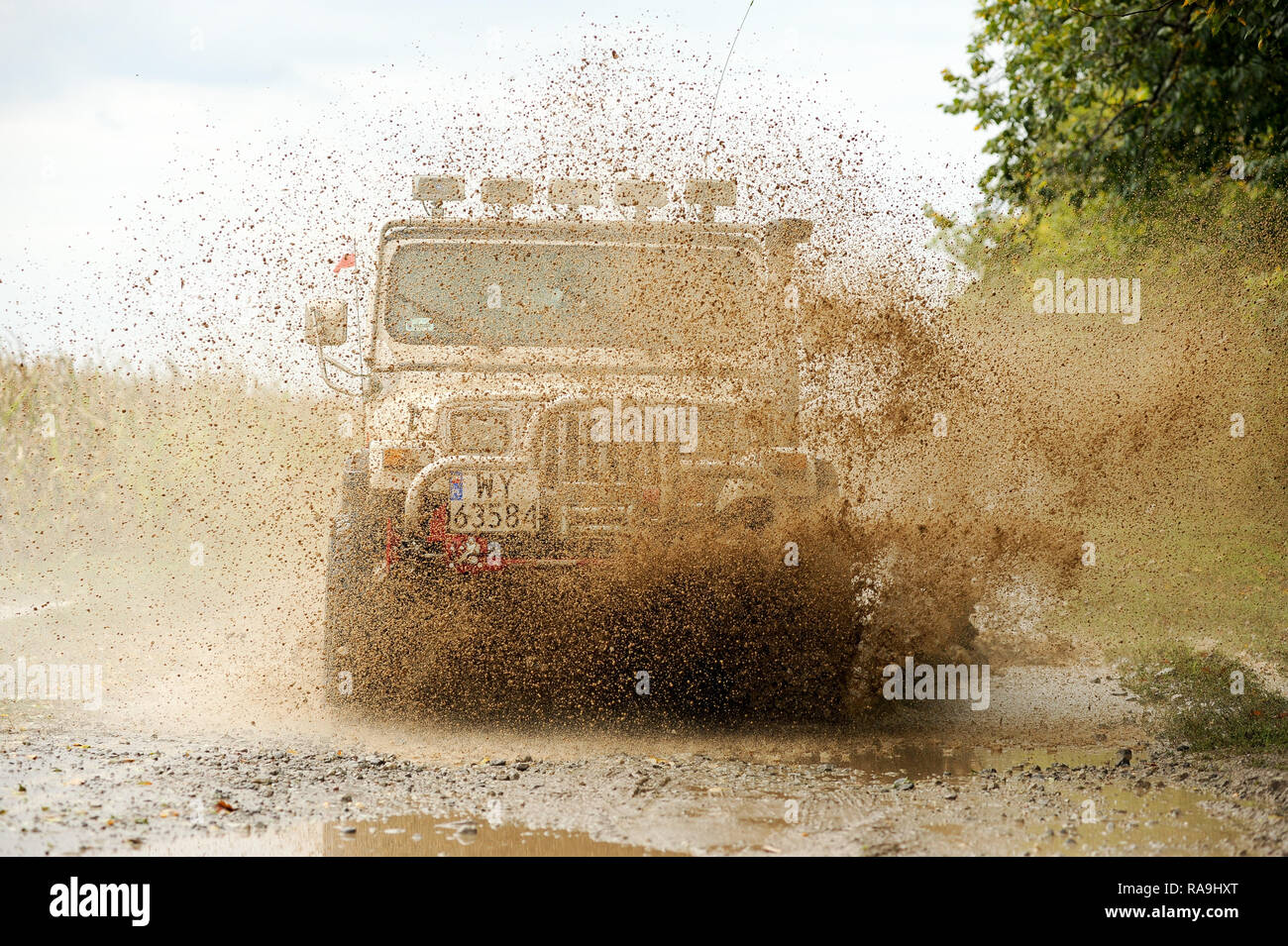 Jeep Wrangler off road in Ukraine. September 26th 2008 © Wojciech