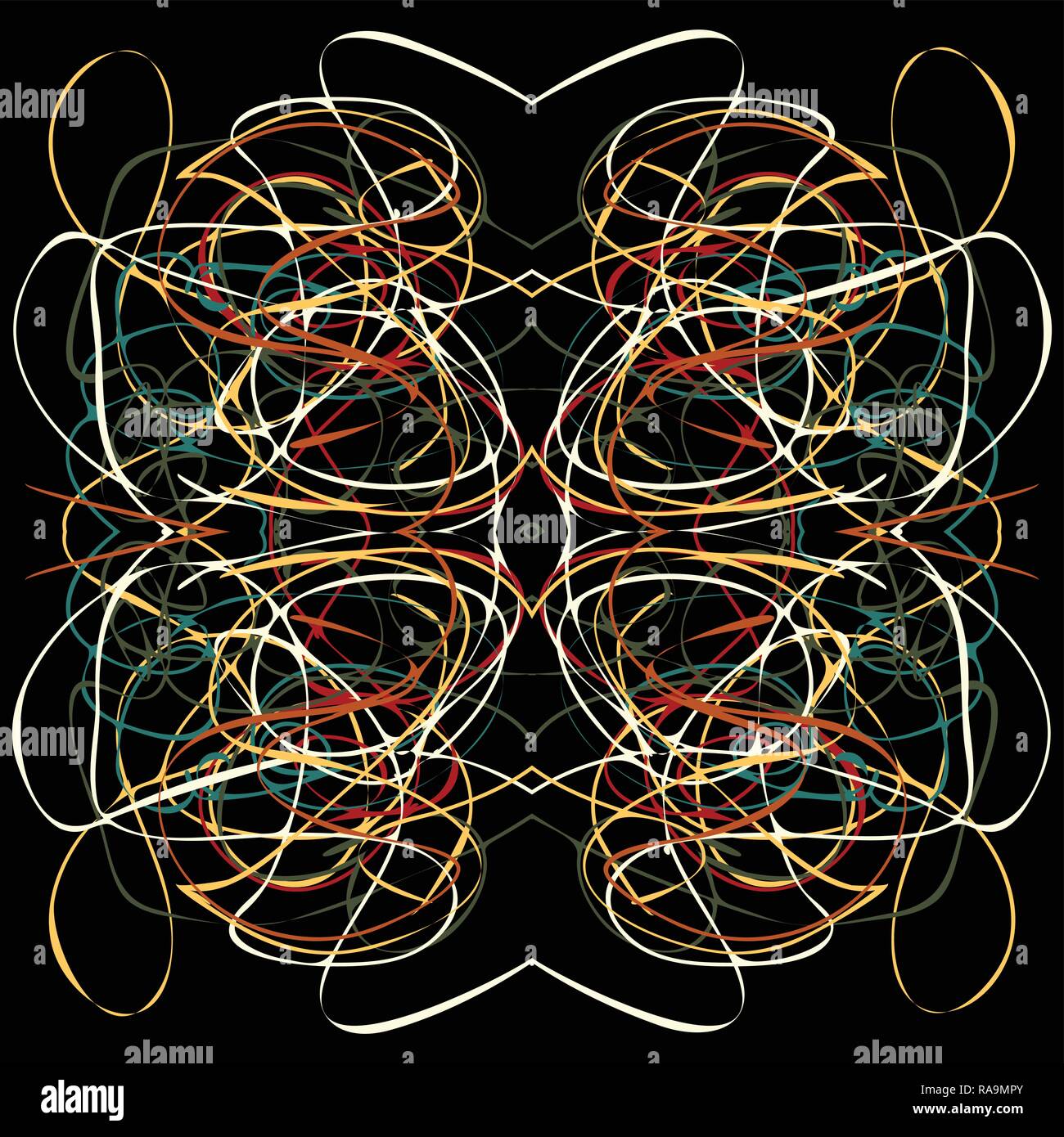 Abstract web rainbow lines moving hi-res stock photography and images ...