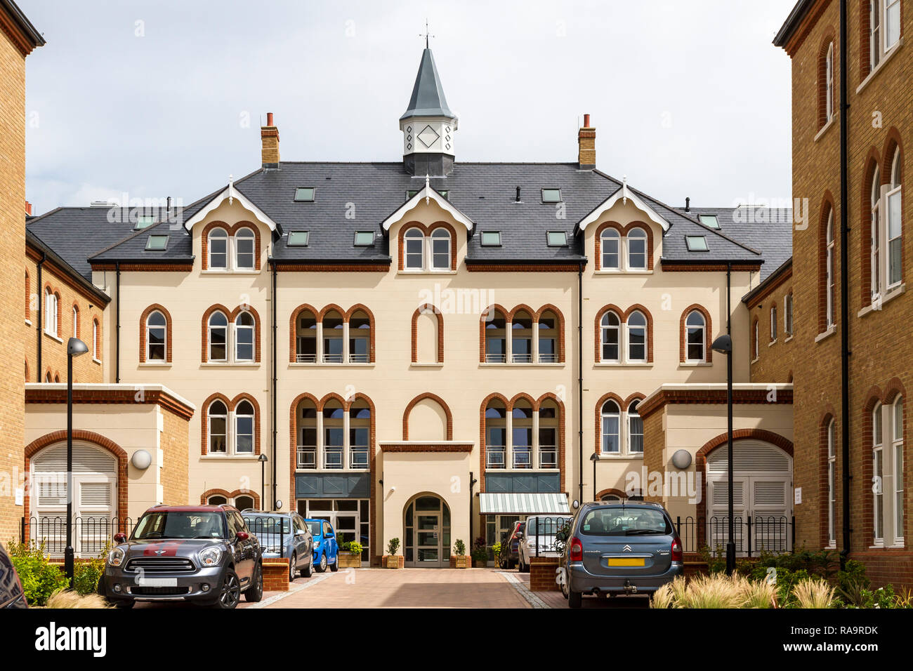 St. George's Retirement Home. Insulated and Rendered by Weber/St. Gobain Stock Photo