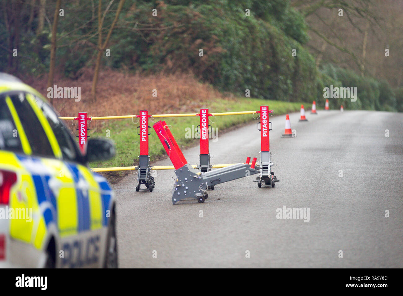 Anti truck barrier hires stock photography and images Alamy