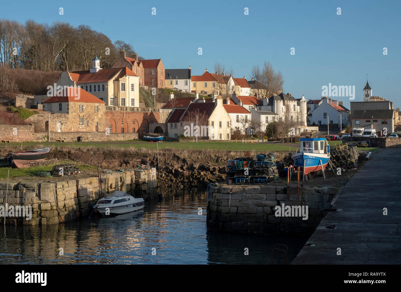 West Wemyss harbour Fife, Scotland Stock Photo Alamy