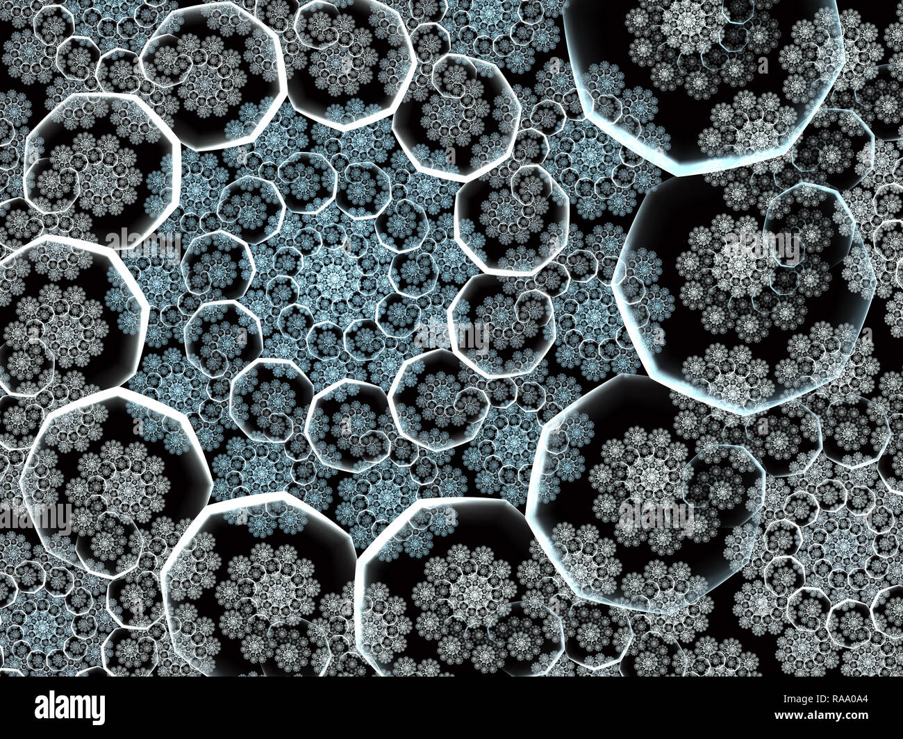 Snowflakes ice pattern forming on hi-res stock photography and images ...
