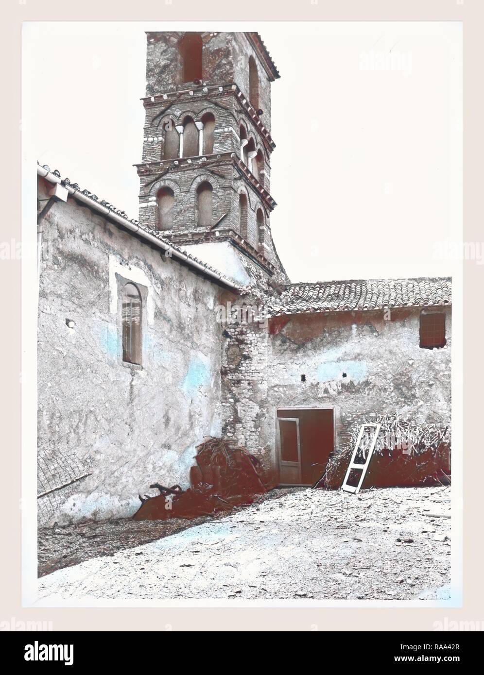 Lazio Tivoli Marcellina S. Maria in Monte Dominici, this is my Italy, the italian country of visual history, Medieval reimagined Stock Photo