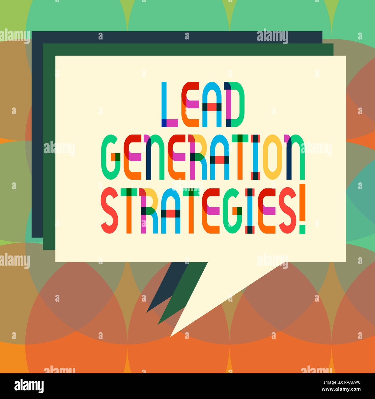 Word writing text Lead Generation Strategies. Business concept for ...