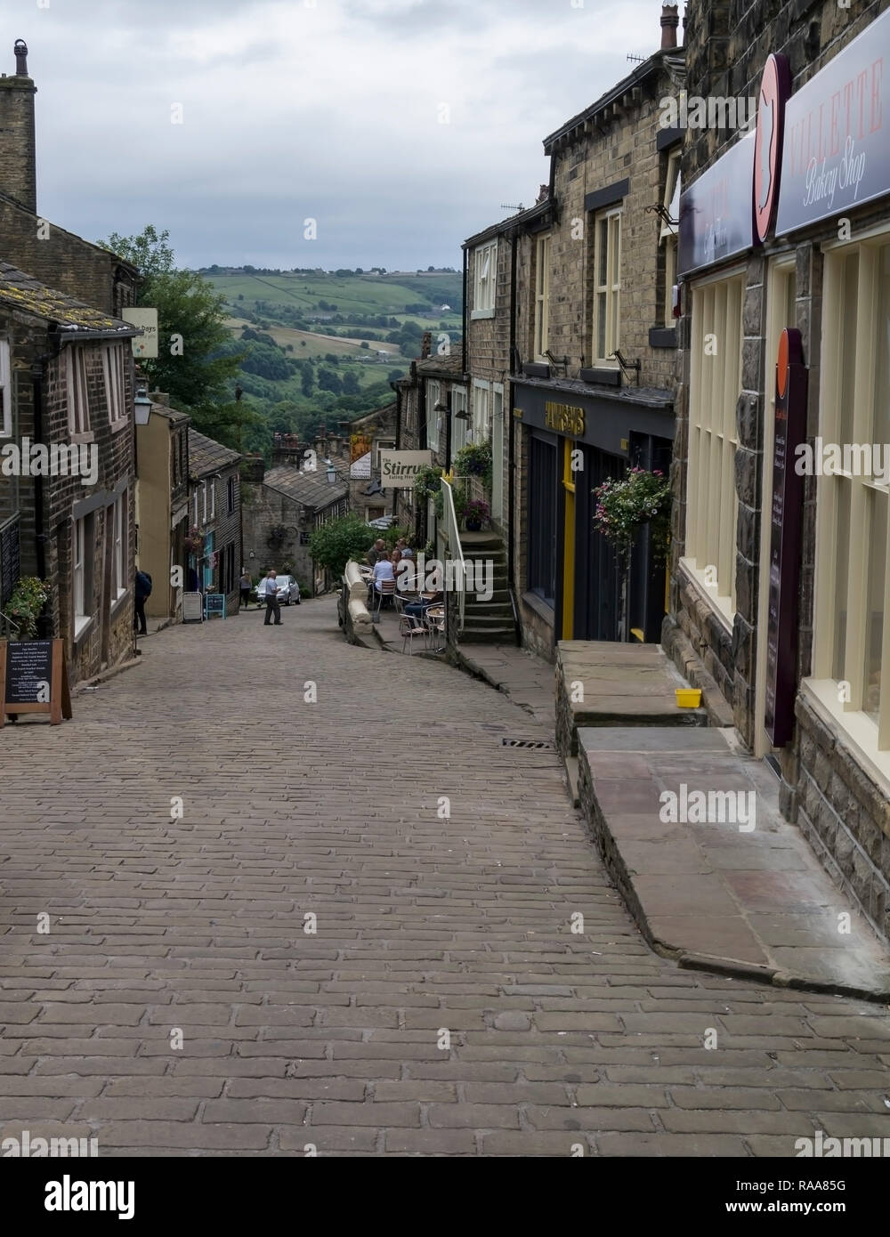 Haworth yorkshire map hires stock photography and images Alamy